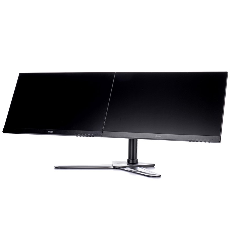 Namizni nosilec za 2 monitorja IIYAMA DS1002D-B1, do 30
