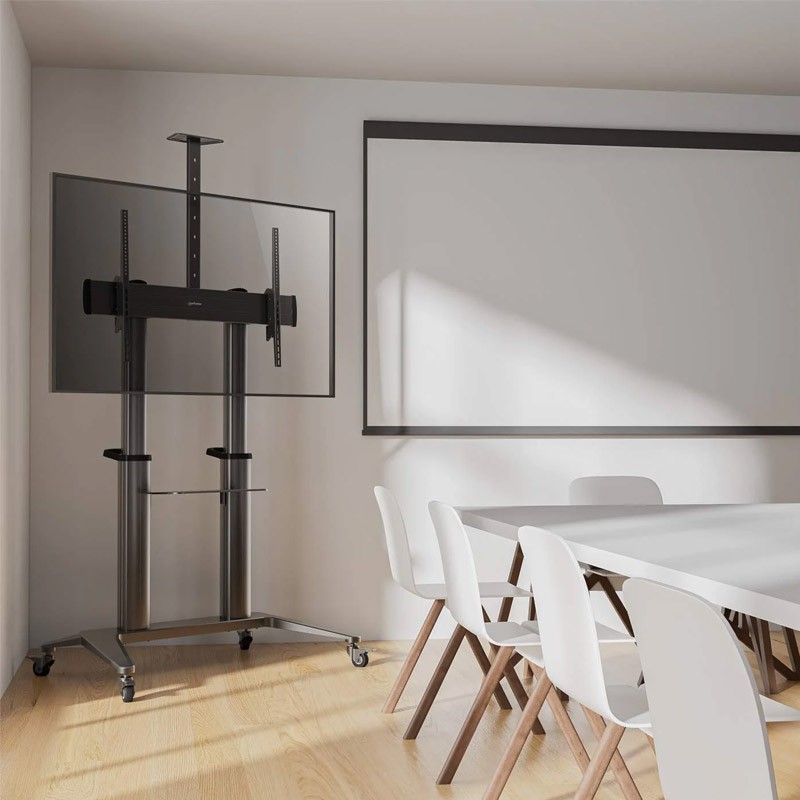Večnamenski voziček za zaslon Manhattan, 70"–120", do 140 kg