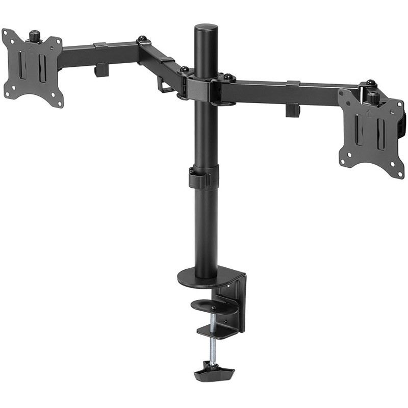Namizni nosilec za 2 monitorja GOOBAY FLEX, 17"–32", do 9 kg