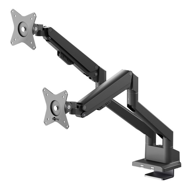 Namizni nosilec za 2 monitorja GOOBAY, 17"–32", do 9 kg