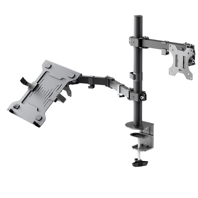 Namizni nosilec za prenosnik in monitor GOOBAY Basic Arm Flex, 13"–32", do 8 kg