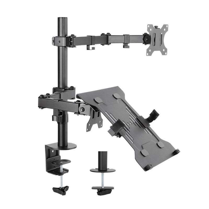 Namizni nosilec za prenosnik in monitor GOOBAY Basic Arm Flex, 13"–32", do 8 kg
