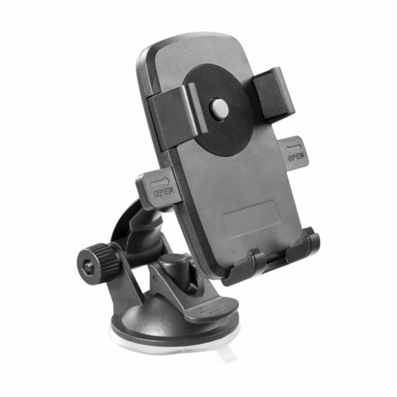 Nosilec za mobilne telefone SBOX PS-11, univerzalen, črn