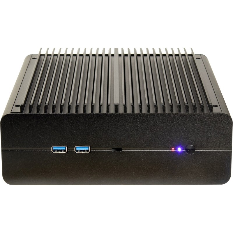 Ohišje INTER-TECH Mini ITX IP-60, z napajalnikom, črno