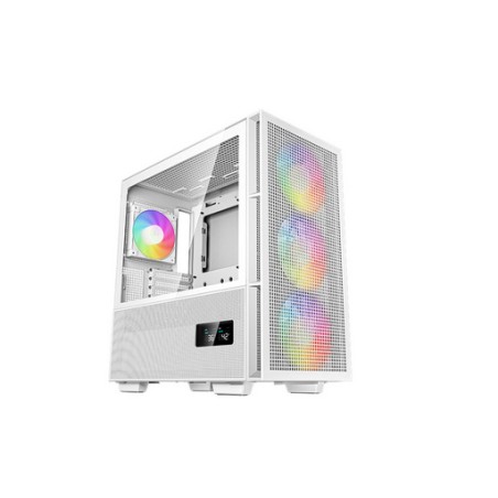 Računalniško ohišje DeepCool CH560 Digital WH, eATX, ARGB, kaljeno steklo, belo