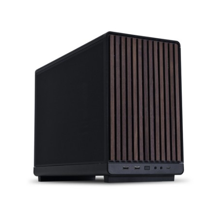 Računalniško ohišje Lian Li DAN Cases A3 Wood, Micro-ATX, črno