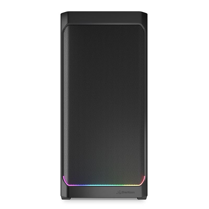 Ohišje SHARKOON AK4W RGB Strip, midiATX, črno