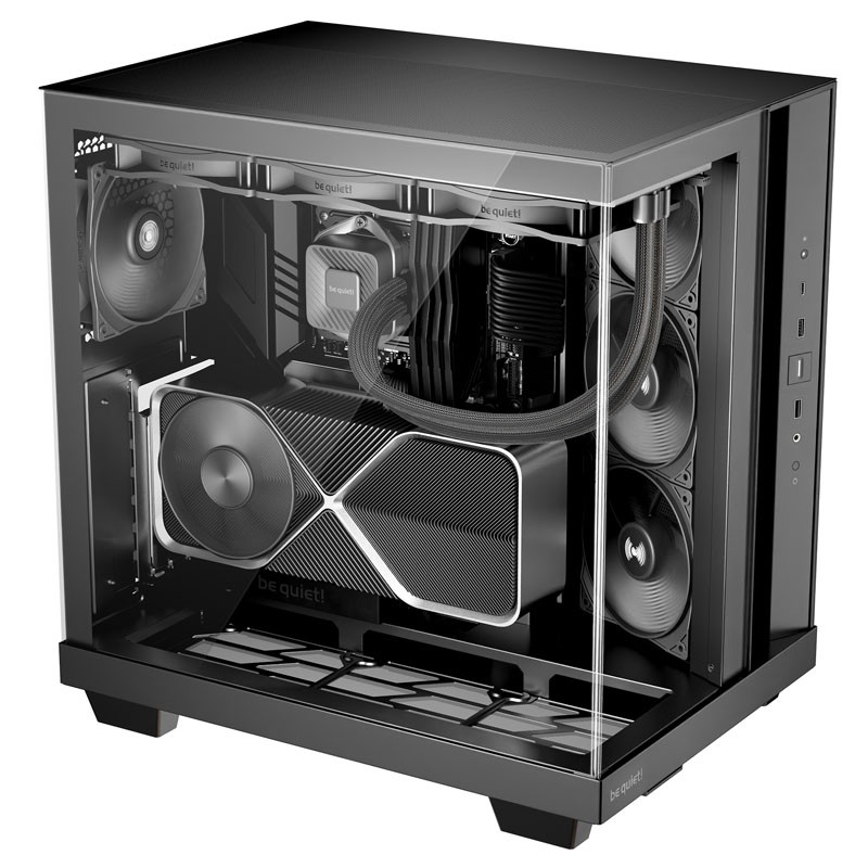 Ohišje BE QUIET! Light Base 500, midi-ATX, okno, črno