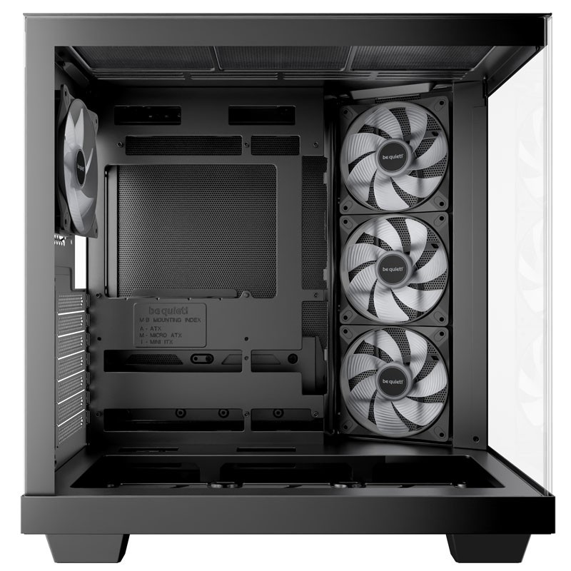 Ohišje BE QUIET! Light Base 500 LX RGB, midi-ATX, okno, črno