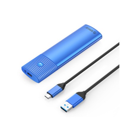 Zunanje ohišje za M.2 SATA v USB-C 3.2, modro, ORICO PWM2