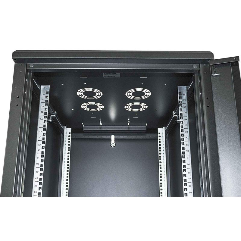 Samostoječa komunikacijska omara INTELLINET Standard 19, 42U, 800x800, črna