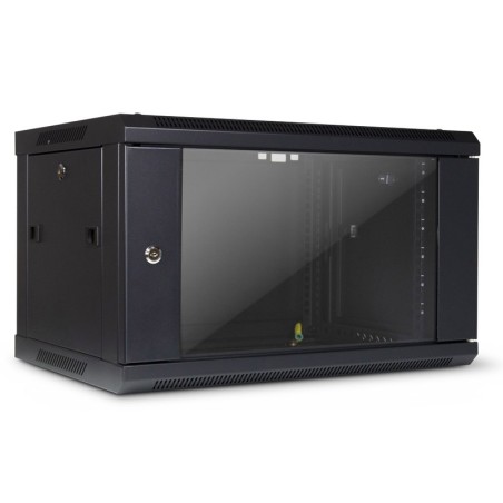 Zidna komunikacijska omara INTER-TECH SMA-6406 19", 6U, 600x450, črna