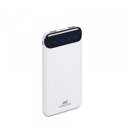 Prenosna baterija Powerbank RIVACASE VA2240 Quick Charge z LCD-jem bel