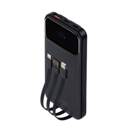 Prenosna baterija Powerbank Rivacase VA2211, 10.000 mAh, z LCD ekranom