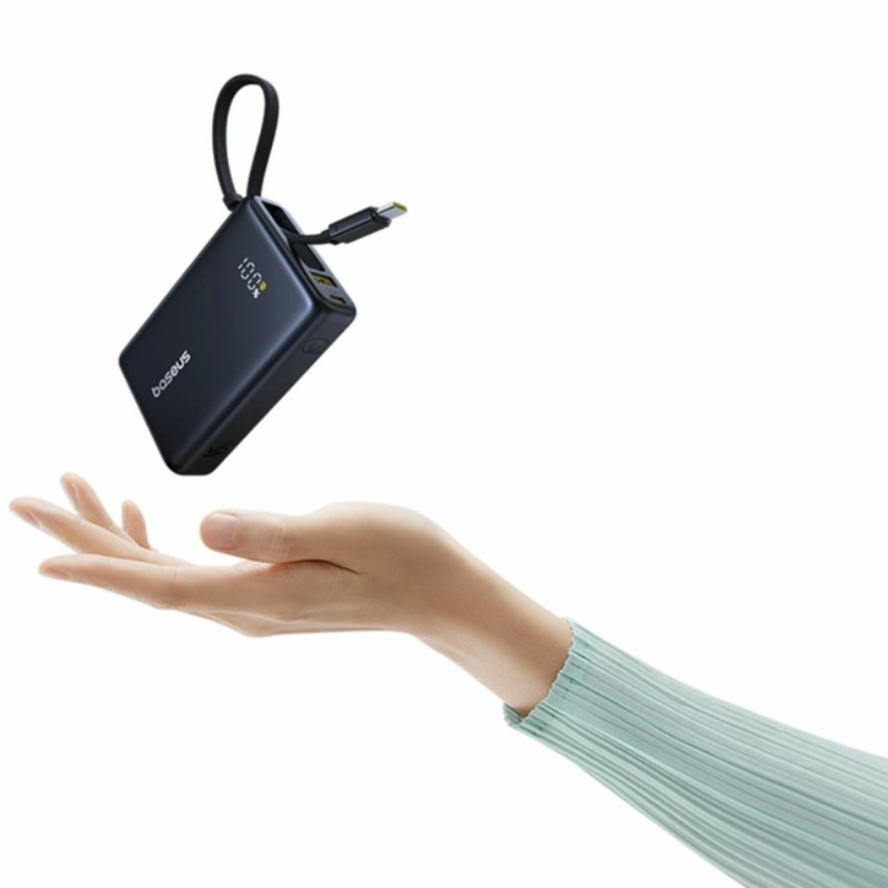 Prenosna baterija Powerbank Baseus PicoGo, 10.000mAh, črna