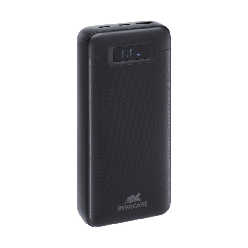 Prenosna baterija Powerbank Rivacase VA1082, 20.000mAh, 65W, črna