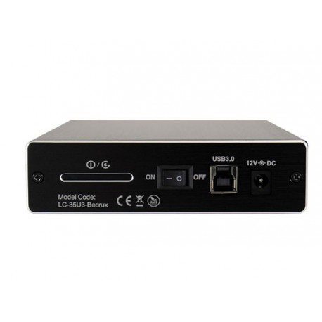 Zunanje ohišje za disk LC-POWER LC-35U3-Becrux 8,89cm (3,5") USB3.0 črno