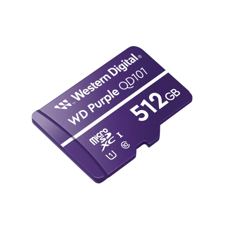 Pomnilniška kartica WD Purple 512GB Surveillance microSD, UHS 1