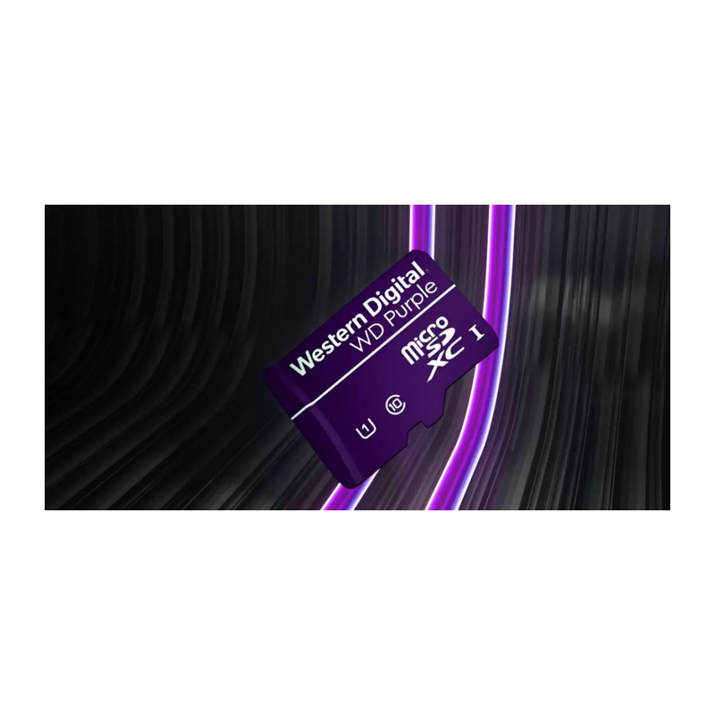 Pomnilniška kartica WD Purple 64GB Surveillance microSD, UHS 1