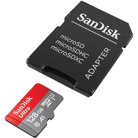 Pomnilniška kartica SDXC SANDISK MICRO 128GB ULTRA, 140MB/s, UHS-I, C10, A1