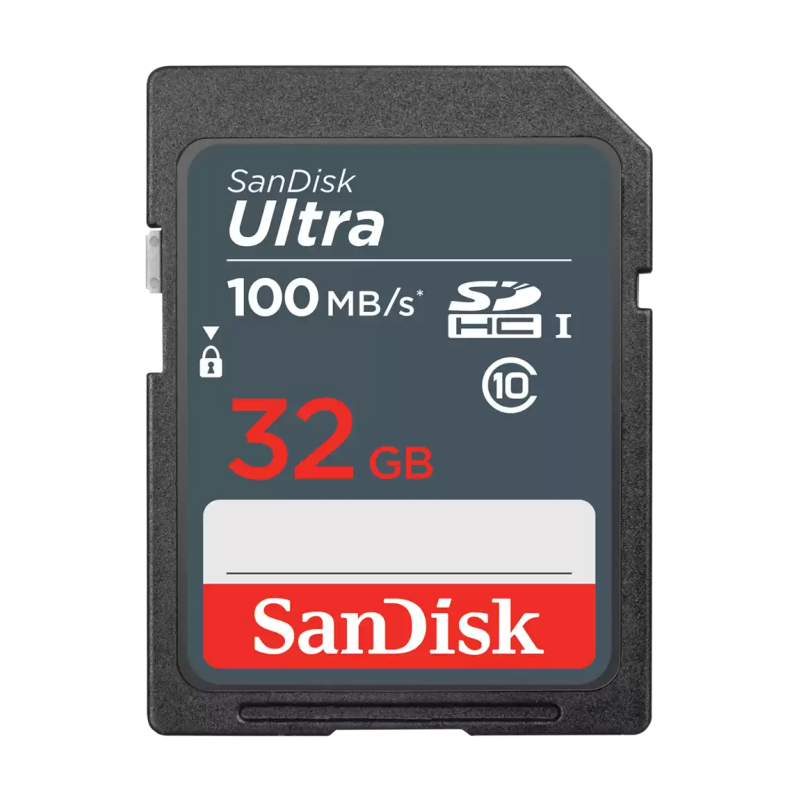 Pomnilniška kartica SDHC SanDisk 32GB Ultra, 100 MB/s