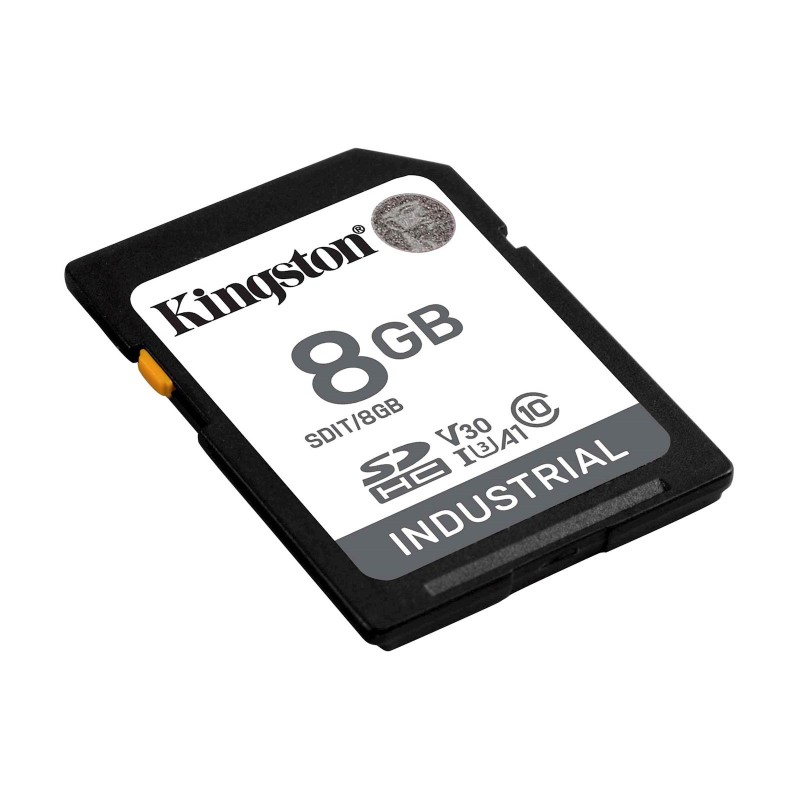 Pomnilniška kartica SDHC Kingston 8GB Industrial, C10, UHS-I, U3, V30, A1