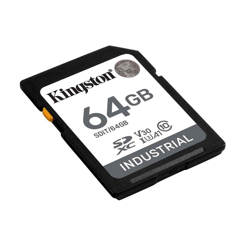 Pomnilniška kartica SDXC Kingston 64GB Industrial, C10, UHS-I, U3, V30, A1