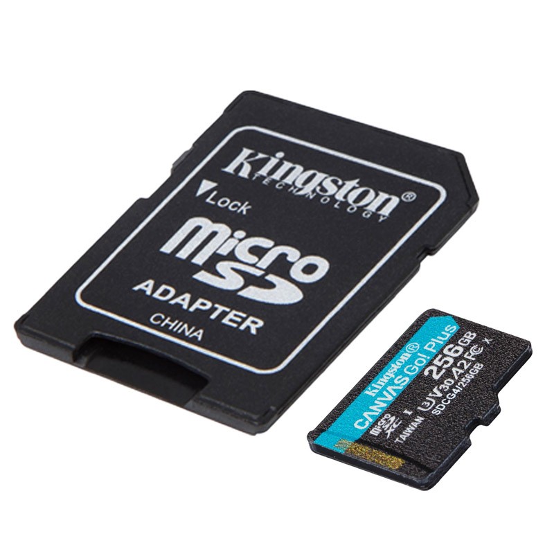 Spominska kartica microSD 256GB KINGSTON Canvas Go! Plus
