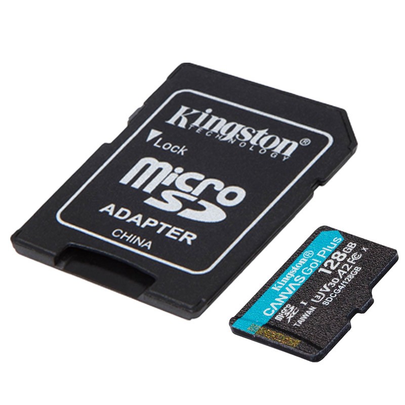 Spominska kartica microSD 128GB KINGSTON Canvas Go! Plus