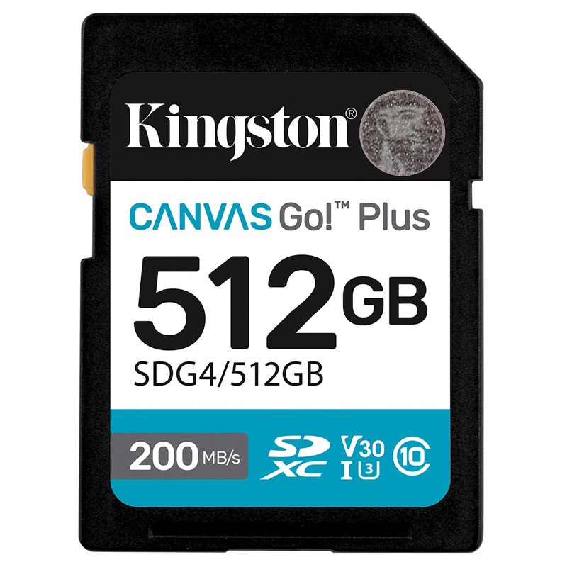 Spominska kartica KINGSTON Canvas Go! Plus SD, 512GB