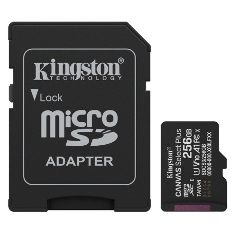 Spominska kartica Kingston Canvas Select Plus microSD 256GB