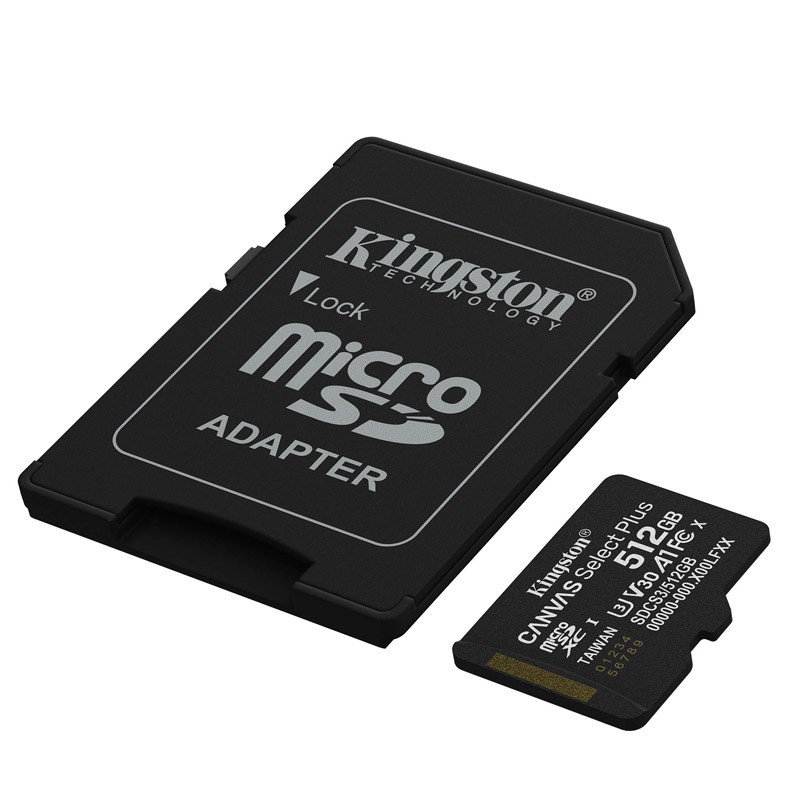 Spominska kartica Kingston Canvas Select Plus microSD 512GB