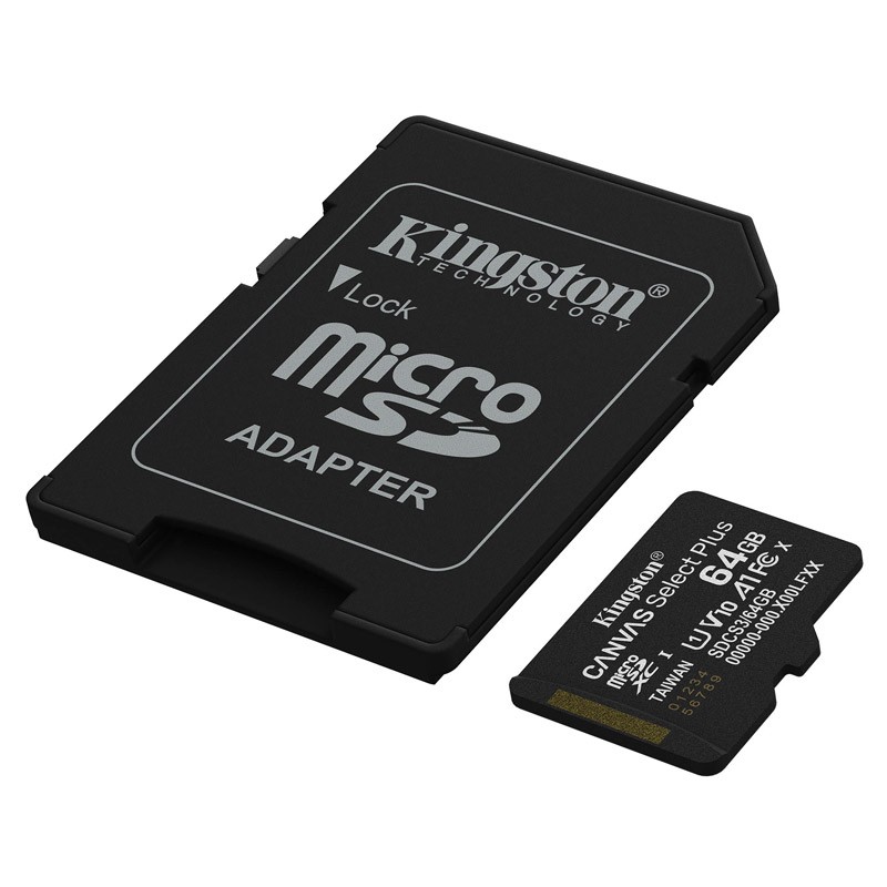 Spominska kartica Kingston Canvas Select Plus microSD 64GB