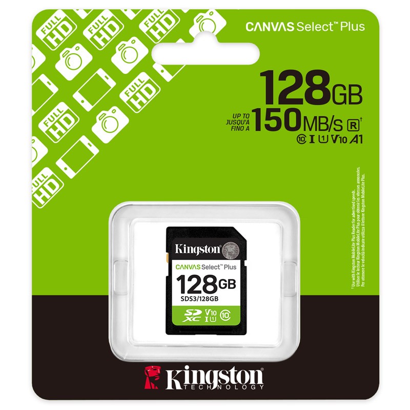 Spominska kartica Kingston Canvas Select Plus SD 128GB