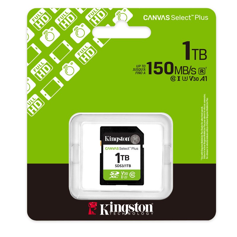 Spominska kartica Kingston Canvas Select Plus SD 1TB