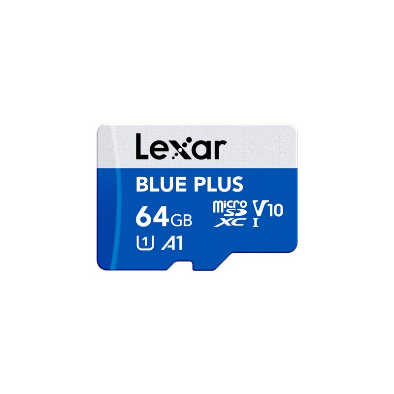 Spominska kartica Lexar BLUE PLUS, Micro SDXC, 64GB