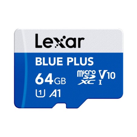 Spominska kartica Lexar BLUE PLUS, Micro SDXC, 64GB