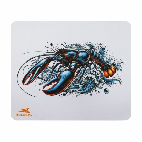 Podloga za miško BARACUDA LOBSTER, bela