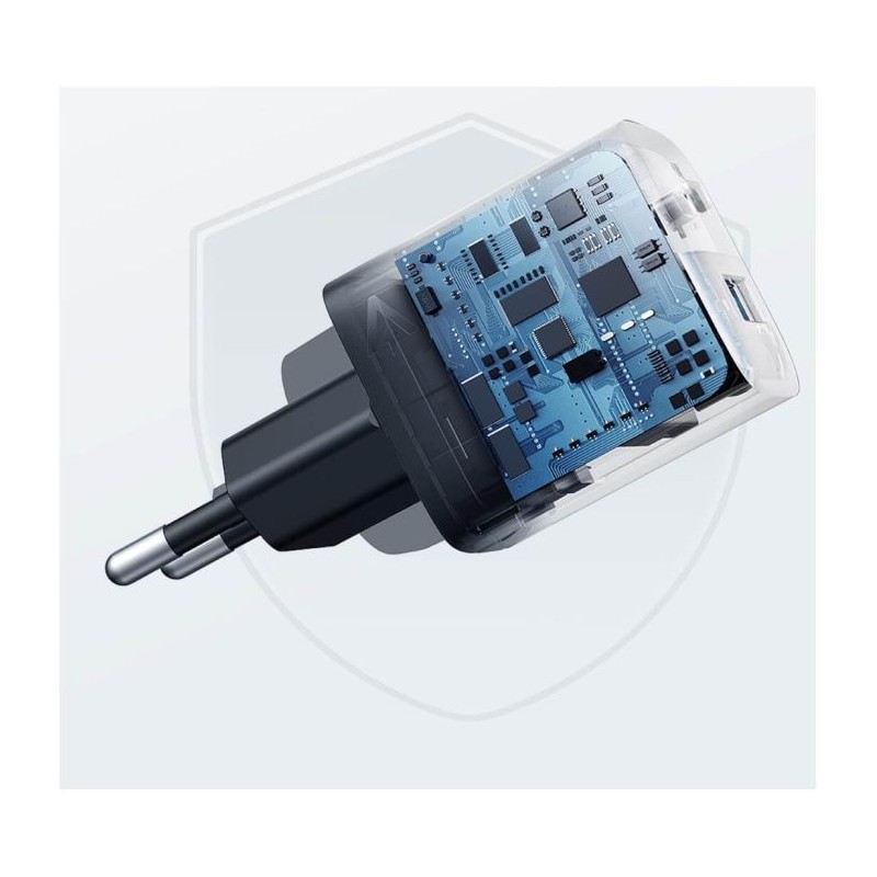 Polnilec Anker 323 USB-A/C, 33W, črn, A2331G11