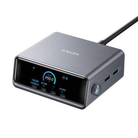 Polnilec Anker Prime GaN USB-A/C, 250W, A2345341