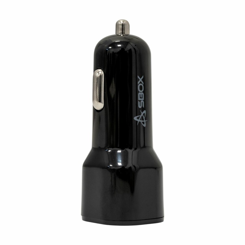 Avtomobilski polnilec SBOX CC-038, 38W PD QC, USB-A, USB-C, črn