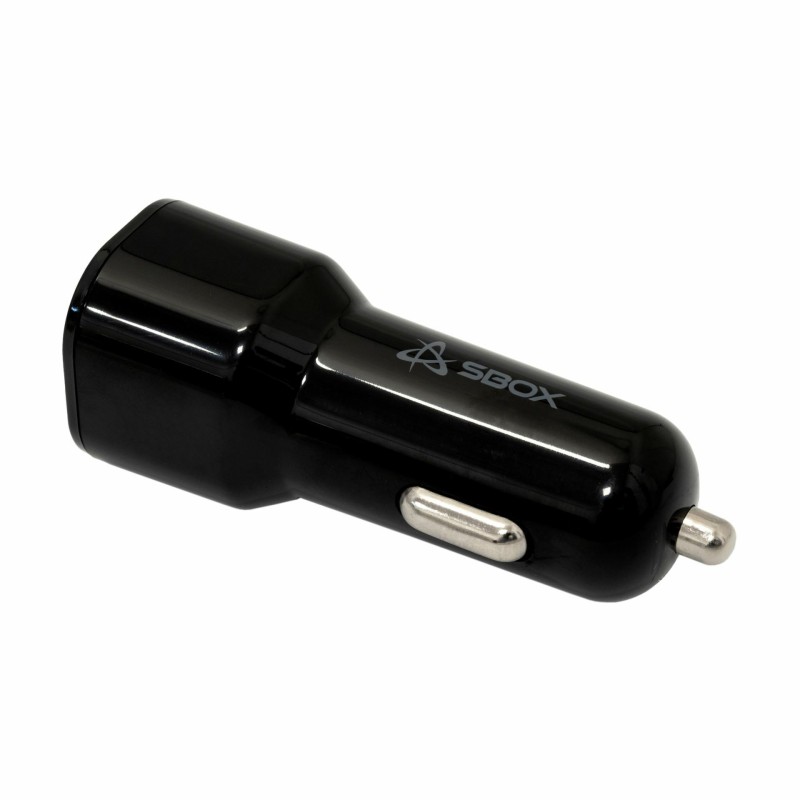Avtomobilski polnilec SBOX CC-038, 38W PD QC, USB-A, USB-C, črn
