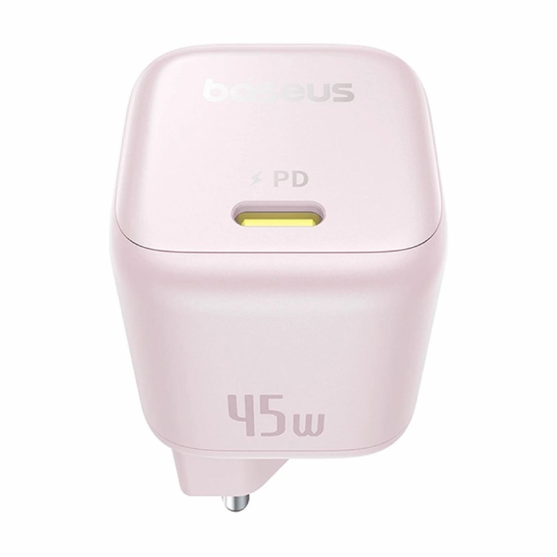 Polnilec Baseus PicoGo, 45W QC PD, USB-C, roza
