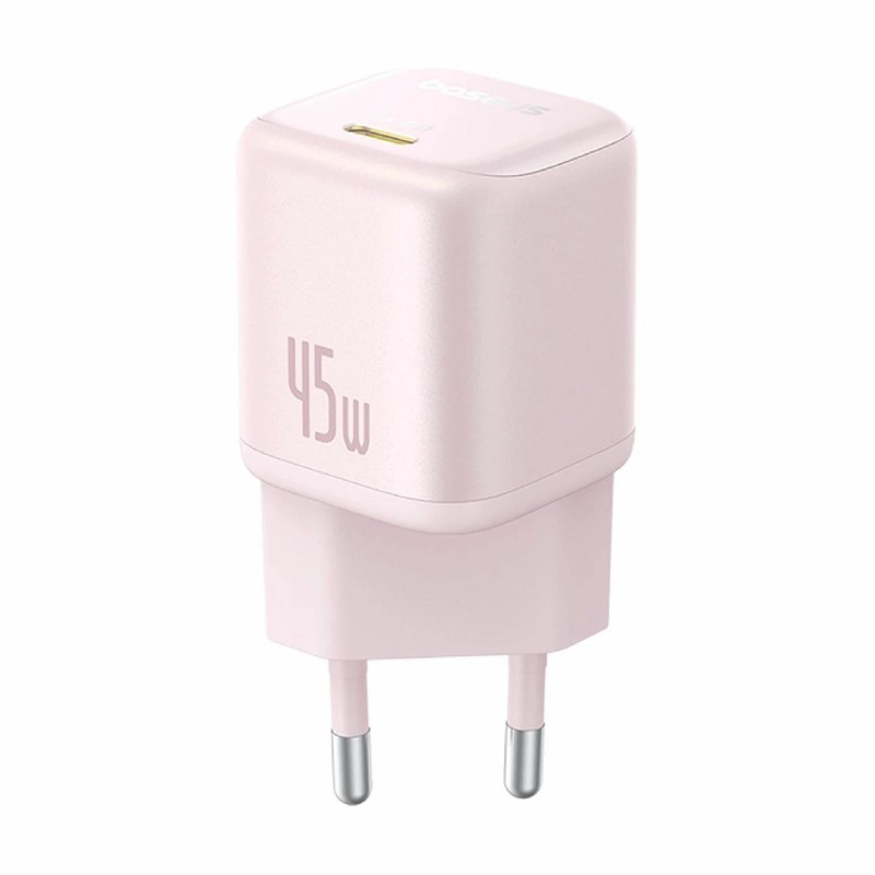 Polnilec Baseus PicoGo, 45W QC PD, USB-C, roza