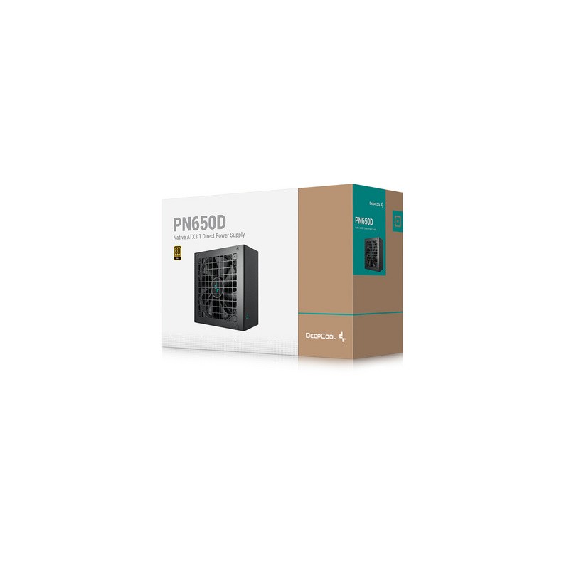 Napajalnik 650W DeepCool PN650D, ATX, 80+ Gold, črn