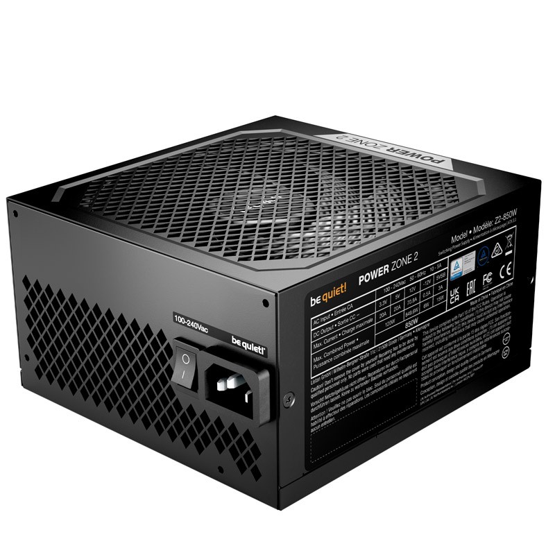 Napajalnik BE QUIET! POWER ZONE 2 (BP007EU), 850W, 80Plus Platinum, ATX