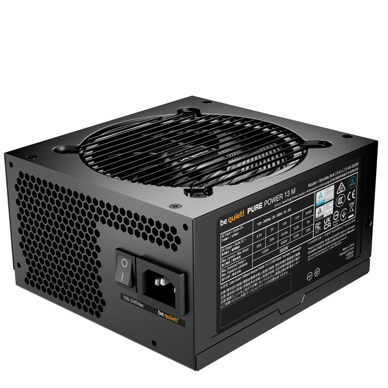 Napajalnik BE QUIET! Pure Power 13 M (BP024EU), 550W, 80Plus Gold, modularen