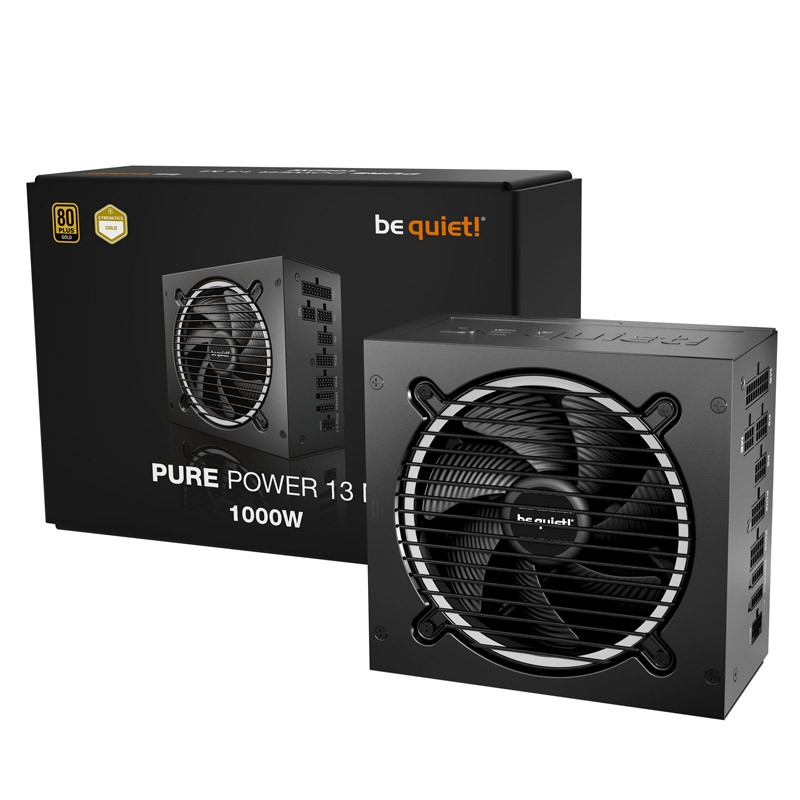 Napajalnik BE QUIET! Pure Power 13 M (BP028EU), 1000W, 80Plus Gold, modularen