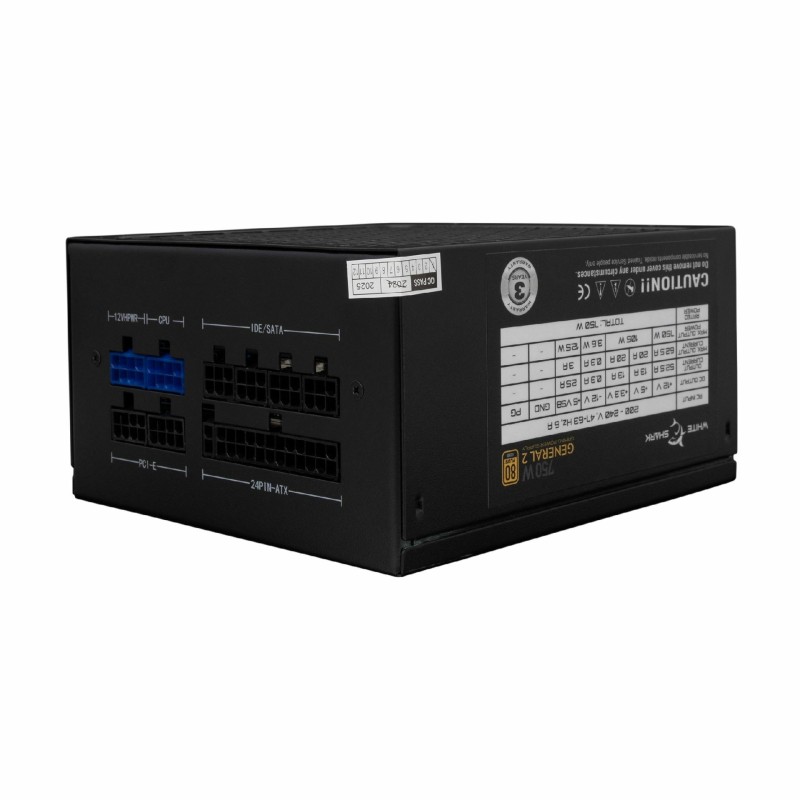 Napajalnik WHITE SHARK GENERAL-2 GPSU-750W,  80 Plus Gold, modularni
