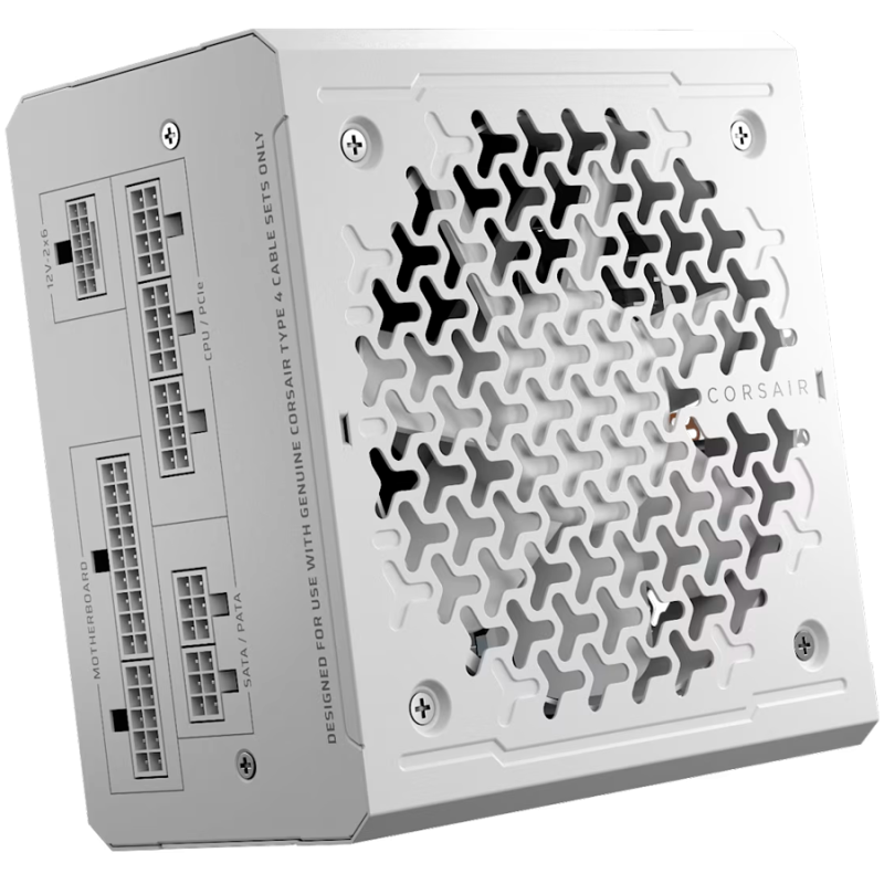 Napajalnik CORSAIR RMe Series RM1000e, 1000W, 80 Plus Gold, modularni, bel